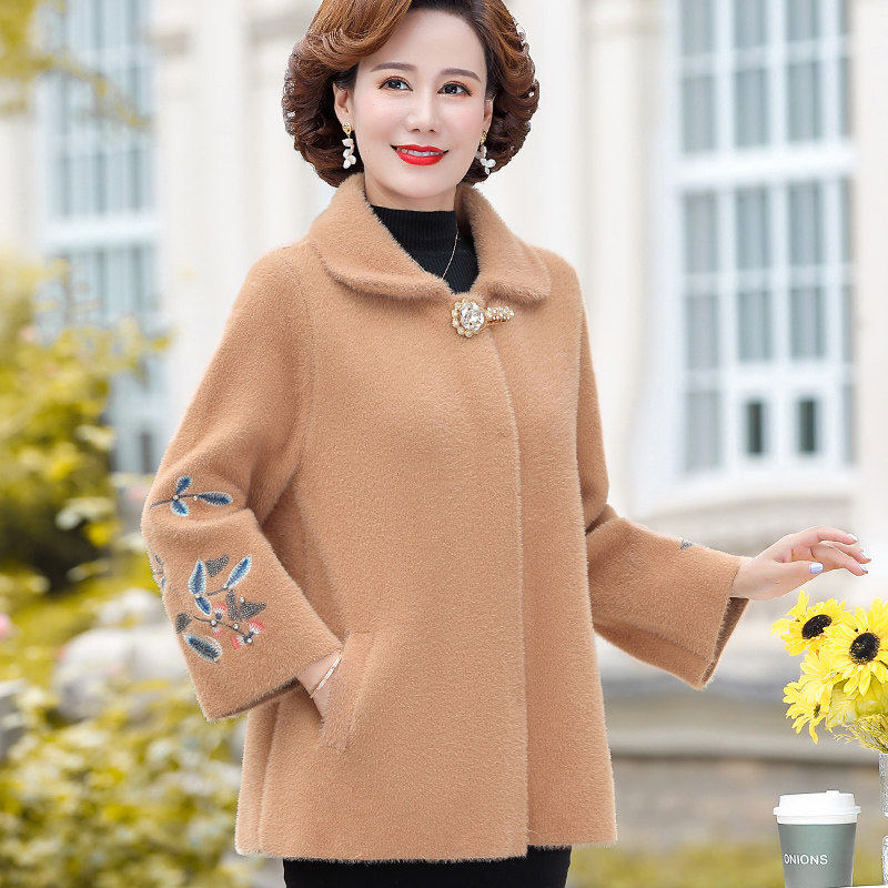 婚礼妈妈装礼服秋冬装高贵喜开衫 法尚妃中老年女装