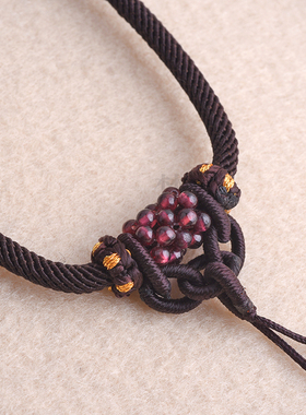 原创手工编织项链绳女翡翠挂链