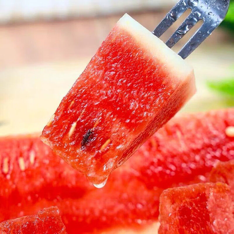 新鲜黑美人西瓜当季水果整箱时令薄皮大西瓜沙瓤甜西瓜麒麟瓜5斤,淘宝优惠券,粉丝福利购,淘宝优惠卷