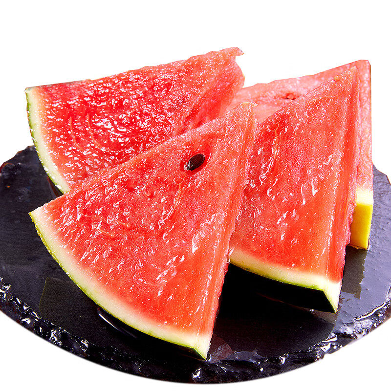新鲜黑美人西瓜当季水果整箱时令薄皮大西瓜沙瓤甜西瓜麒麟瓜5斤,淘宝优惠券,粉丝福利购,淘宝优惠卷