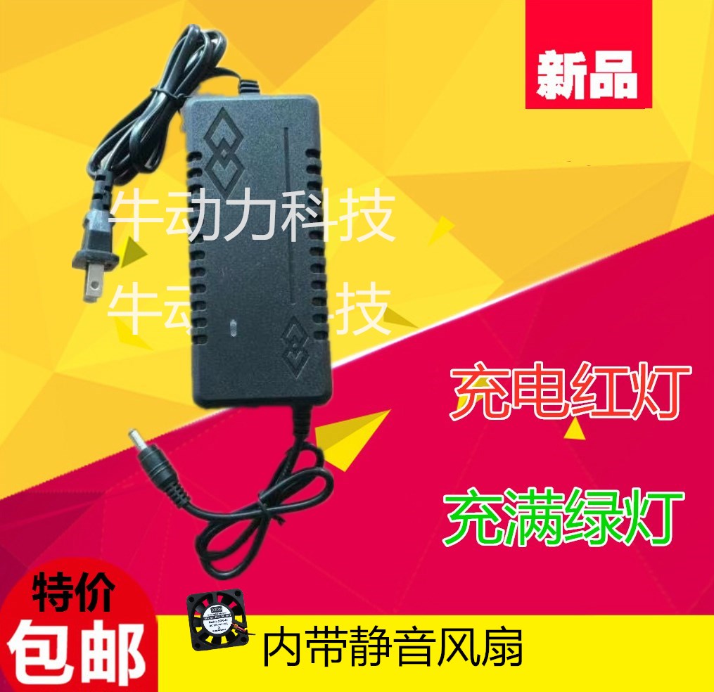 DC公头充满变灯 3.65V7.2V10.95V14.6V18.25V1A2A铁锂电池充电器-图0