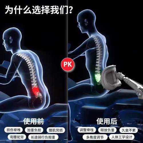 通用极核AE4SEAE5iAE7AE8靠背折叠护腰多功能可伸缩腰托改装支架 - 图2