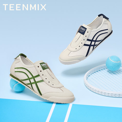 天美意夏季新款商场同款休闲百搭复古运动男德训鞋3VE01BM5 - 图3