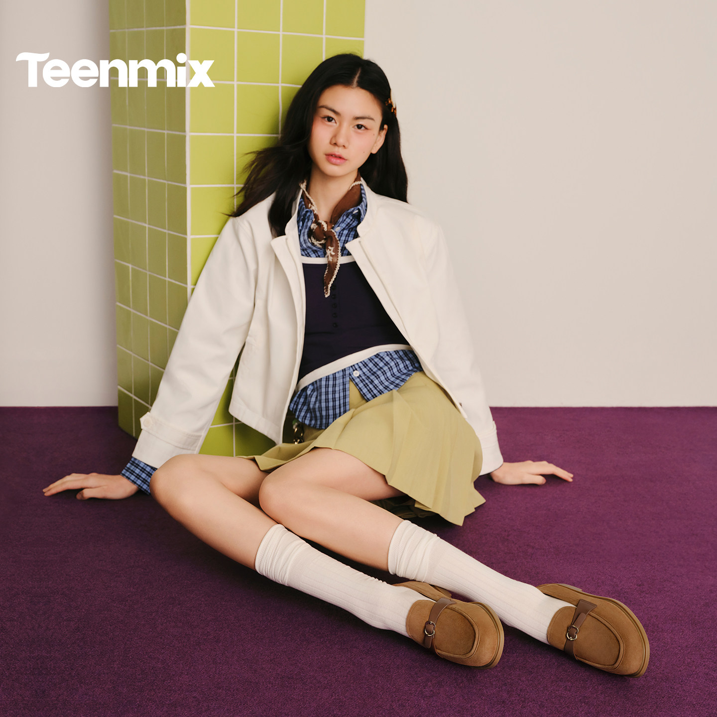 天美意老钱风复古休闲平底乐福鞋小皮鞋女一脚蹬单鞋2026春季新款,淘宝优惠券,粉丝福利购,淘宝优惠卷