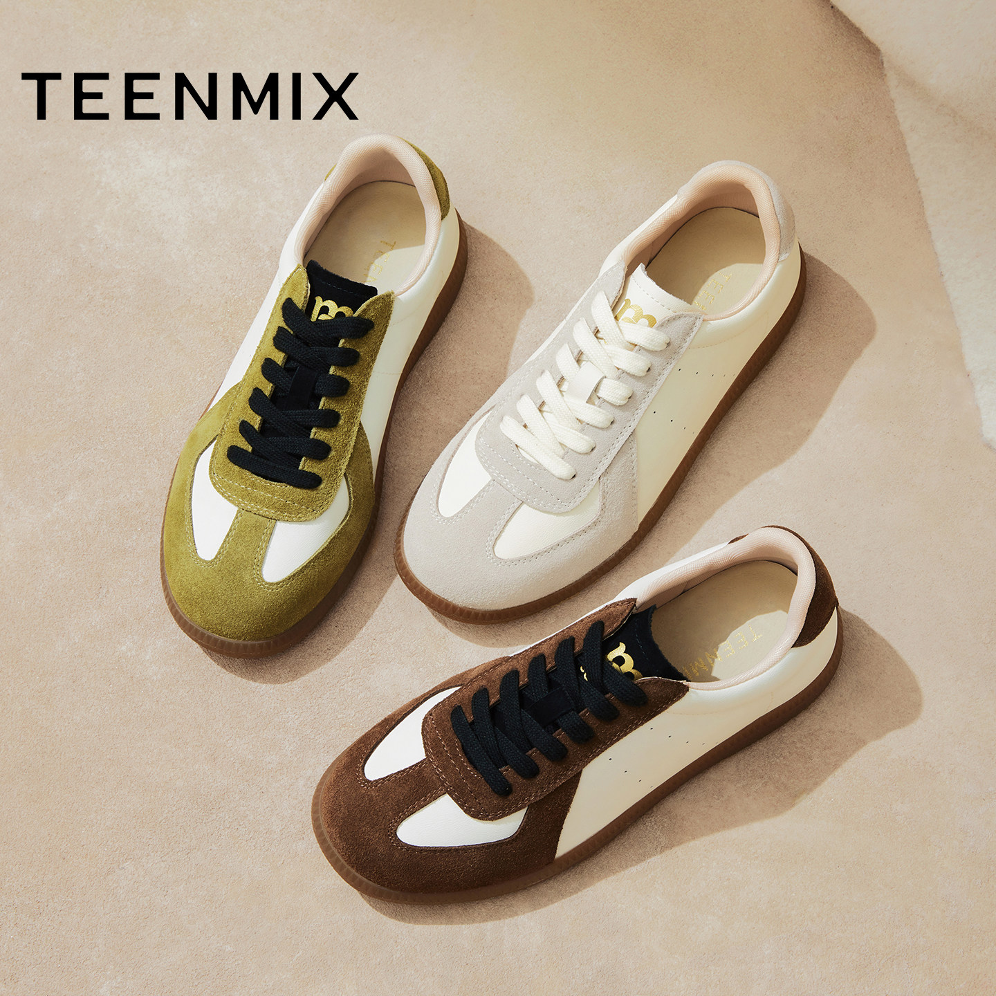 天美意复古薄底阿甘德训鞋运动板鞋女休闲鞋2025秋季新款KG141DM5,淘宝优惠券,粉丝福利购,淘宝优惠卷