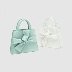 小众设计蝴蝶结手提包