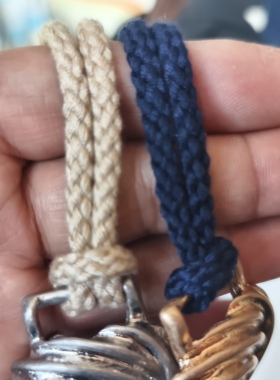 青岛外贸饰品首饰品服装配饰潮流时尚百搭简约大气绳子编制项链