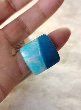 20SW青岛外贸饰品指环日本韩国欧美流行时尚简洁大方醋酸树脂戒指