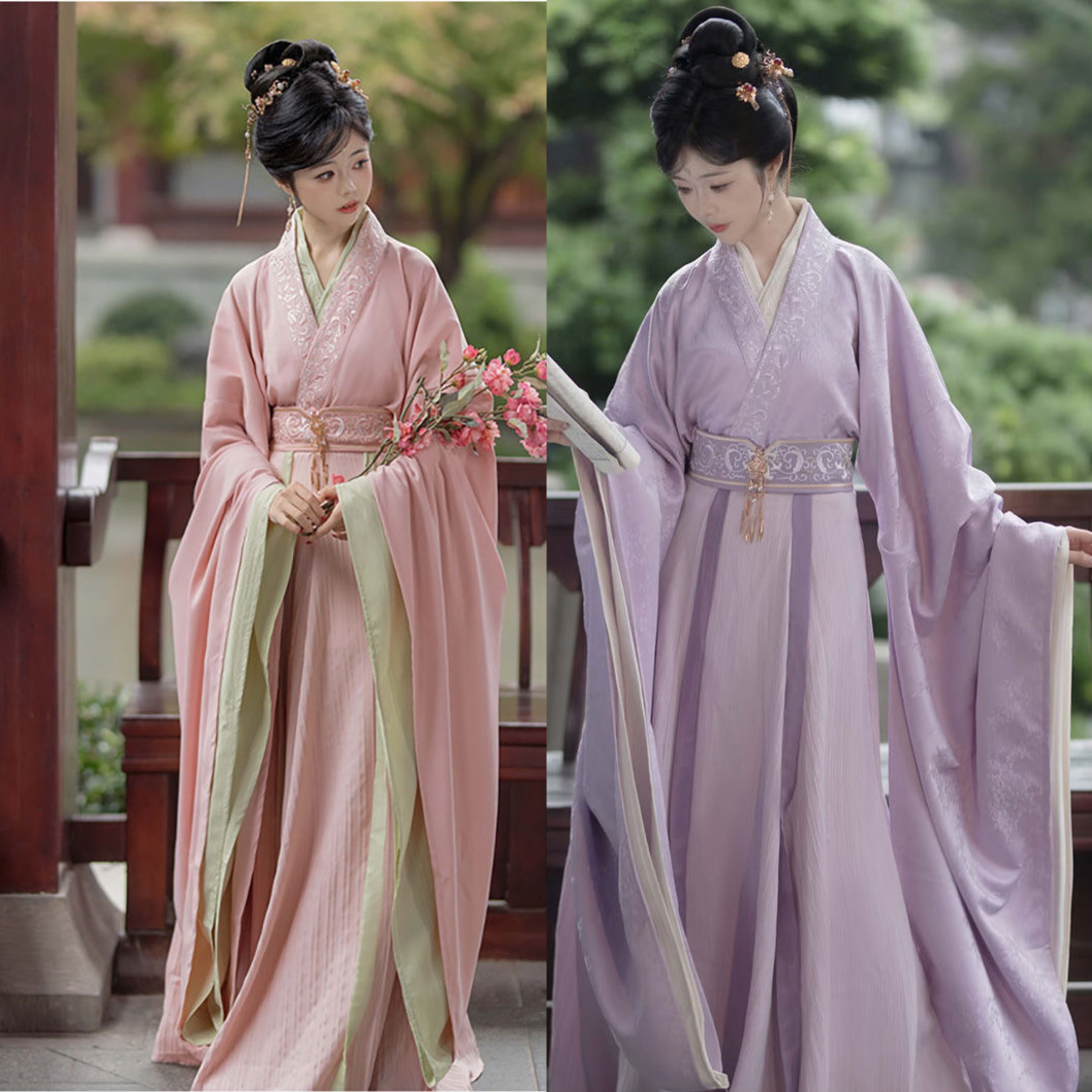 【王姬】2025款魏晋制汉服女秋冬季绣花上衣双层斗篷毛领古风古装,淘宝优惠券,粉丝福利购,淘宝优惠卷