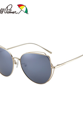 正品新款花雨伞太阳眼镜女偏光墨镜潮韩防紫外线大脸复古 AP11725