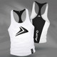 Fitness racer-shaped vest elastic tight style