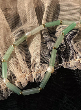 原创设计新中式东陵玉竹节耳环女