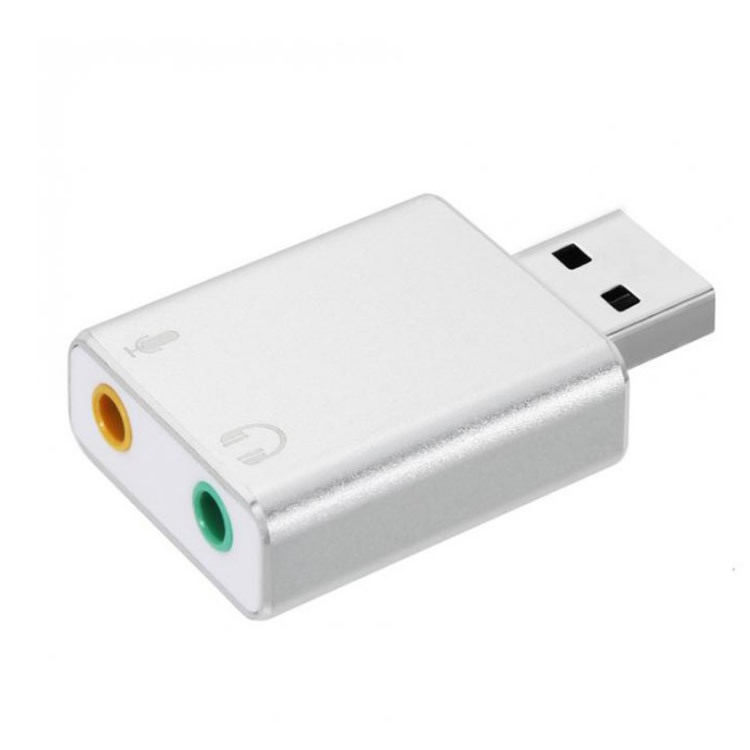 铝合金 USB7.1声卡电脑外置声卡 sound card直播录音K歌3D声卡_虎窝淘
