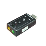 Компьютерная внешняя USB Sound Card Simulation 7.1 Sound Card Независимая звуковая карта Бесплатный диск USB вращающаяся гарнитура смешанная звуковая карта