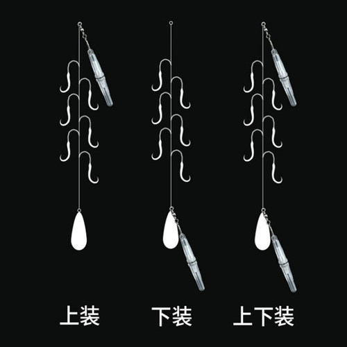 烟式集鱼海钓带鱼灯水下诱鱼灯微型高亮光高密封高反光LED钓鱼灯