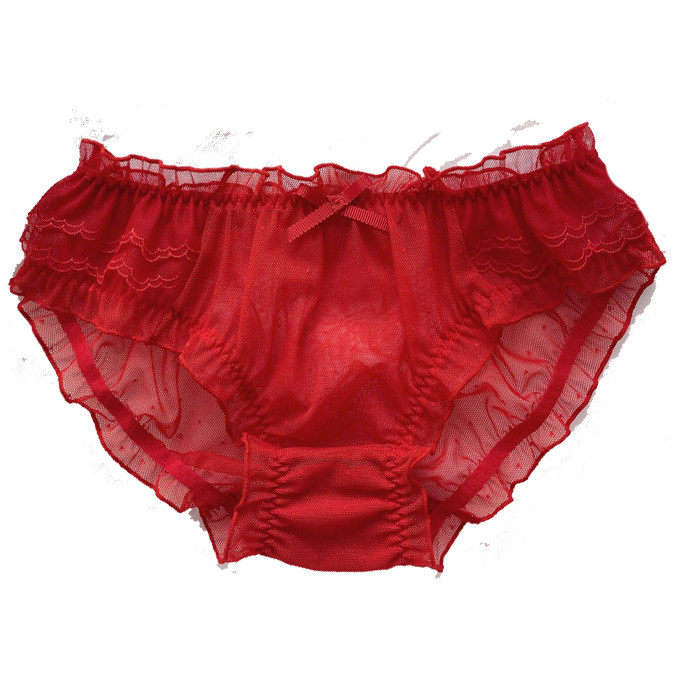 2023日系新款红色内裤女蕾丝本命年纯棉甜美日系牛奶丝少女三角裤,淘宝优惠券,粉丝福利购,淘宝优惠卷