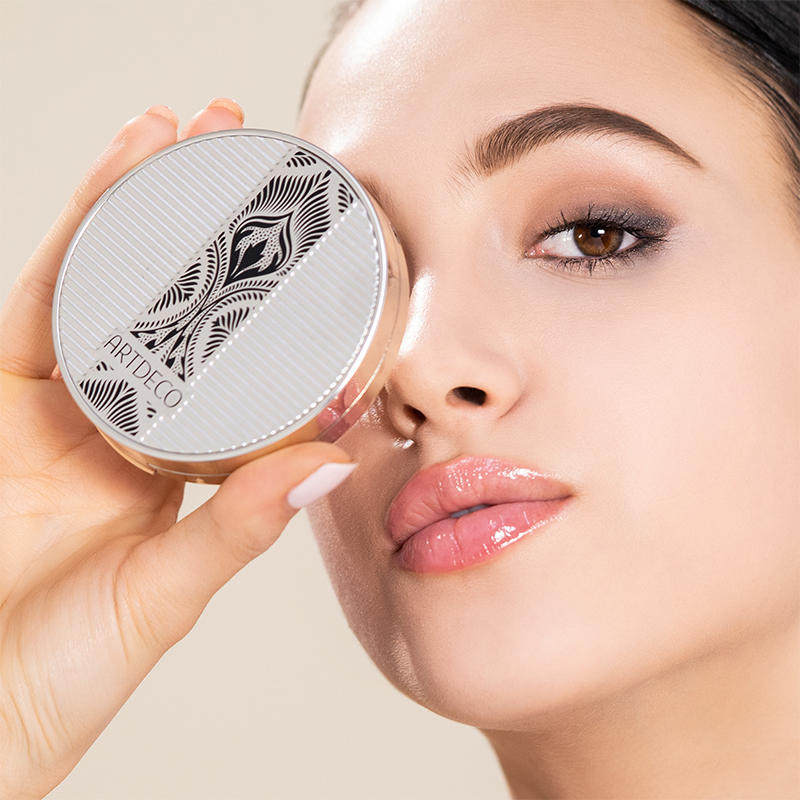 artdeco雅蔻花漾幻彩蜜粉饼皮定妆 妍丽化妆品粉饼