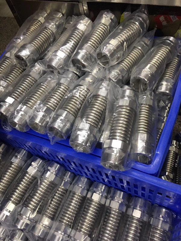 不锈钢空调波纹管中央空调进水软管风机盘管软接暖通空调软管6分 - 图3