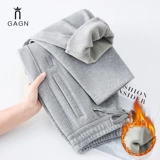 Демисезонные флисовые удерживающие тепло штаны для матери для отдыха, свободный прямой крой, 2024 года