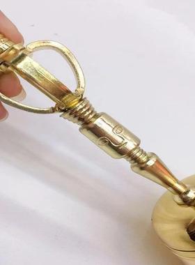 特卖黄铜手摇铃铛摇铃纯铜铃铛 金刚杵 铜铃铛 金刚铃 三清铃