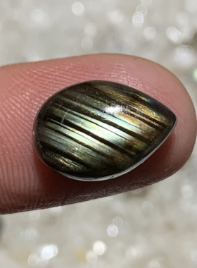 拉长石月光精品耳环吊坠饰品金蓝