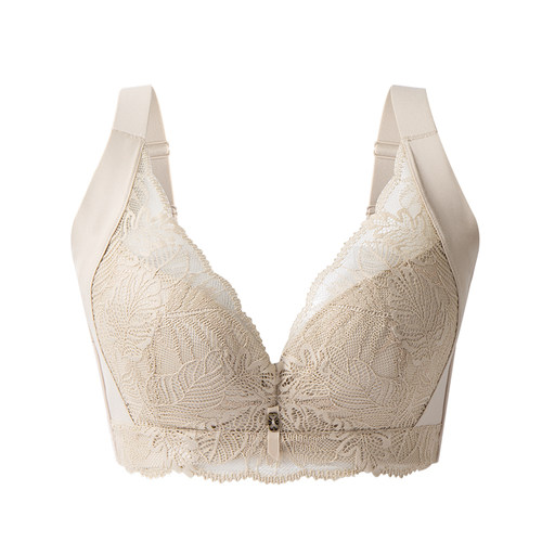 女儿腰调整型内衣收副乳防下垂大码文胸大胸显小胸全罩杯薄款胸罩 - 图3