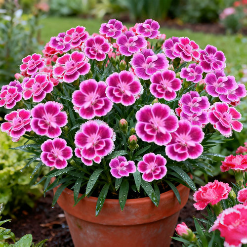 石竹带花苞欧石竹康乃馨盆栽耐寒花镜庭院花园阳台四季养多年生花 - 图0