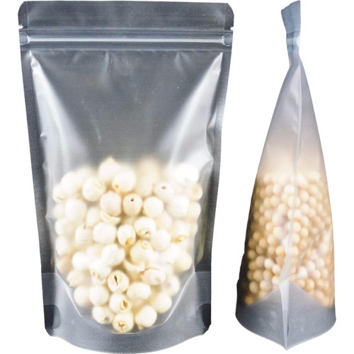 磨砂自封袋可立体食品级加厚茶叶保鲜封口密封定制自立哑光包装袋 - 图3