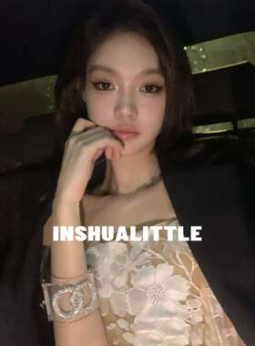 新款亚克满钻字母手镯手饰