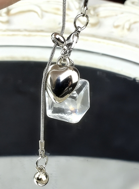 宠物毛发纪念吊坠收纳项链冬毛衣链钛钢朱砂空瓶兔猫毛狗毛收集瓶