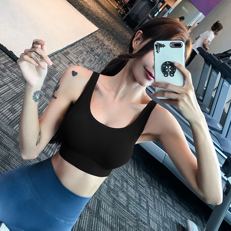 一体式运动文胸防震跑步聚拢防下垂性感健身美背心瑜伽内衣女bra,淘宝优惠券,粉丝福利购,淘宝优惠卷