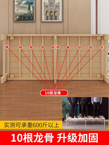 实木折叠拼接床加宽床加长床松木床架儿童单人床可定做床边床 - 图0