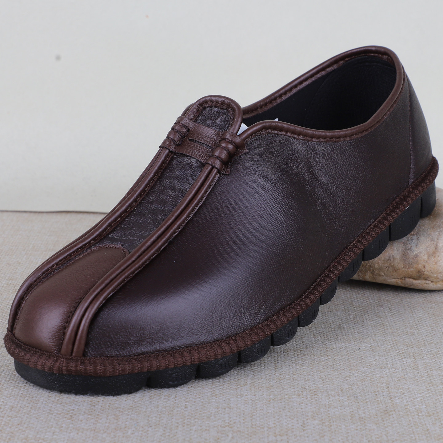 新中式休闲布鞋男士2026新款国潮风软面透气一脚蹬老北京爸爸鞋子,淘宝优惠券,粉丝福利购,淘宝优惠卷