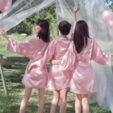 Банный халат для невесты, вечернее платье, свадебное платье, 5 цветов, для подружки невесты, подарок на день рождения