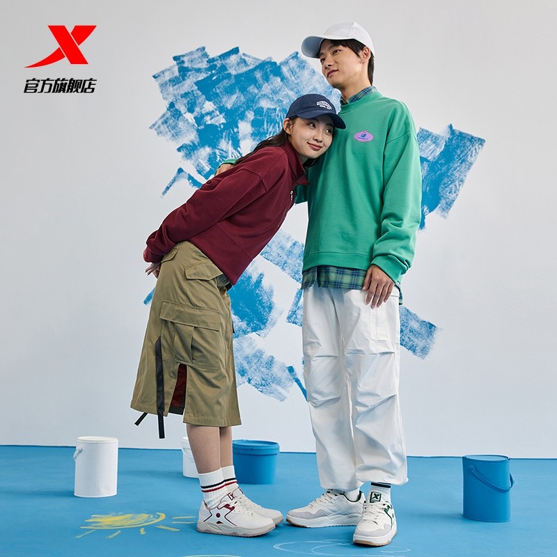 特步海浪鞋|情侣板鞋2025新款女鞋休闲鞋潮流复古潮流男运动鞋子,淘宝优惠券,粉丝福利购,淘宝优惠卷