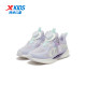 Xtep shoes for young children comfortable soft sole shoes for children breathable sports shoes for girls rotating button wear-resistant running shoes