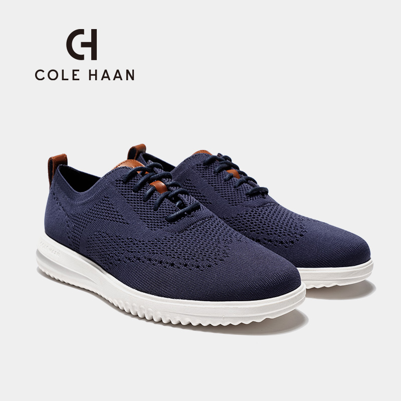 Cole Haan/歌涵男鞋牛津鞋春季新款编织透气网面鞋男C37369-图0