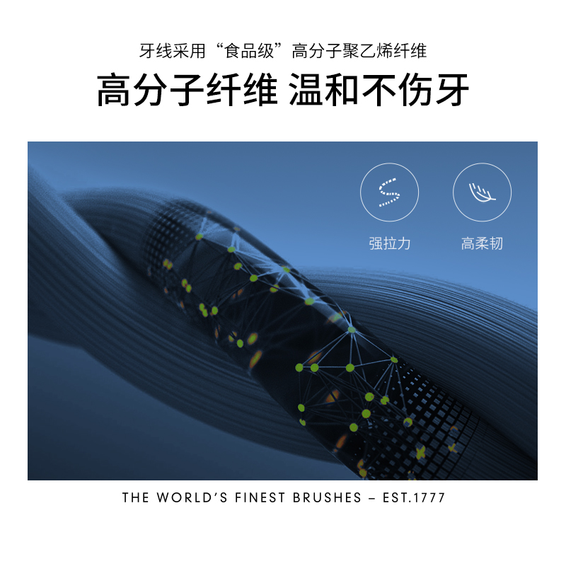 KENT肯特牙线棒家庭装纳米细清洁剔牙线随身盒300支 送便携收纳盒