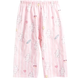 Детские марлевые дышащие хлопковые тонкие штаны для отдыха для мальчиков, подходит для подростков