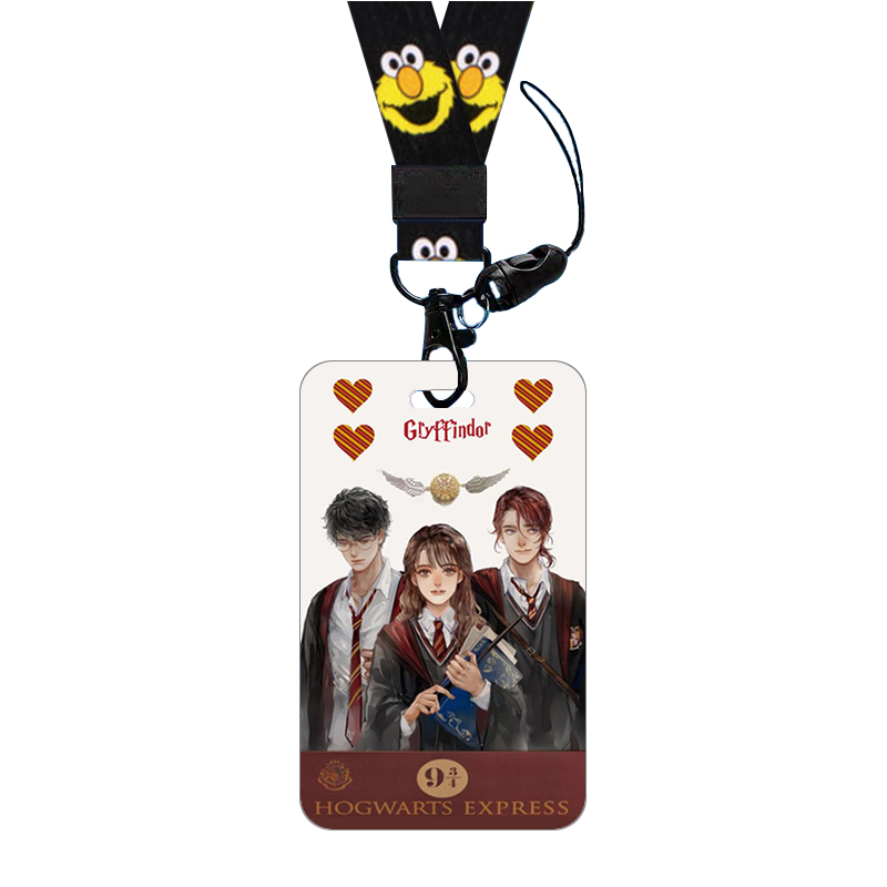 哈利波特周边卡套带挂绳赫敏罗恩公交卡工作厂牌校园饭卡门禁卡套 - 图3