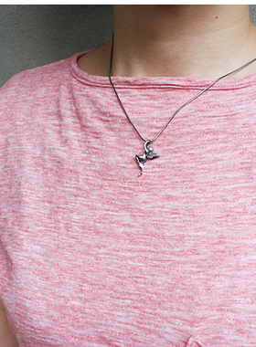 日本ampjapan纯银银色项链