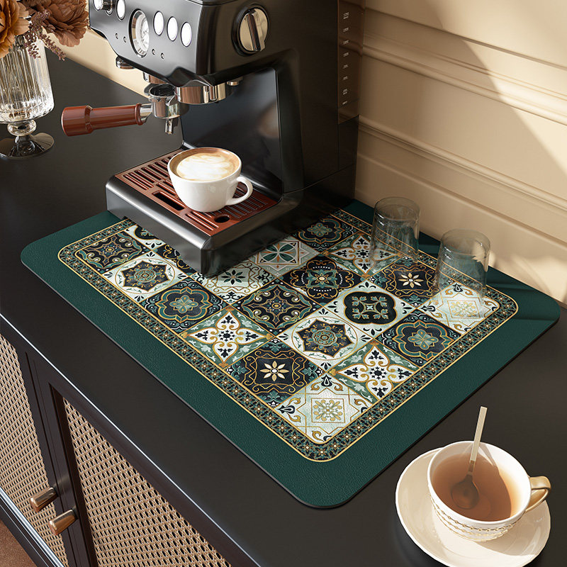 范居态度奥丽咖啡机沥水垫厨房台面吸水纳帕纹软垫碗盘隔热垫杯垫,淘宝优惠券,粉丝福利购,淘宝优惠卷