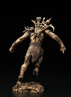 铁拳匠造出品 魔兽系列青铜精工 暗影猎手《暗矛巨魔沃金》全身像