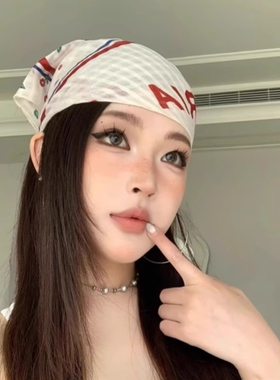 美式y2k千禧辣妹包头头巾