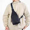 Men's Chest Bag Lightweight Sports Commuting Bag Urban Cycling Large Capacity Outdoor Storage Multifunctional Black Crossbody Bag