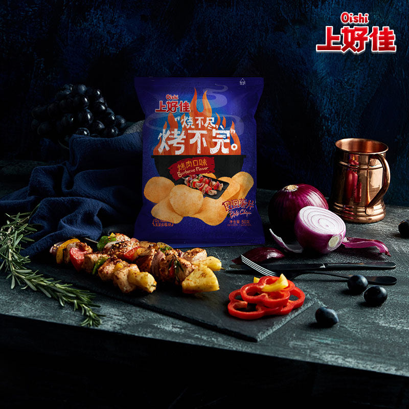 上好佳8口味10包530g oishi上好佳膨化食品