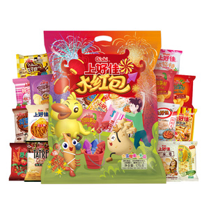 上好佳 新年大红包175g/袋内含14包零食