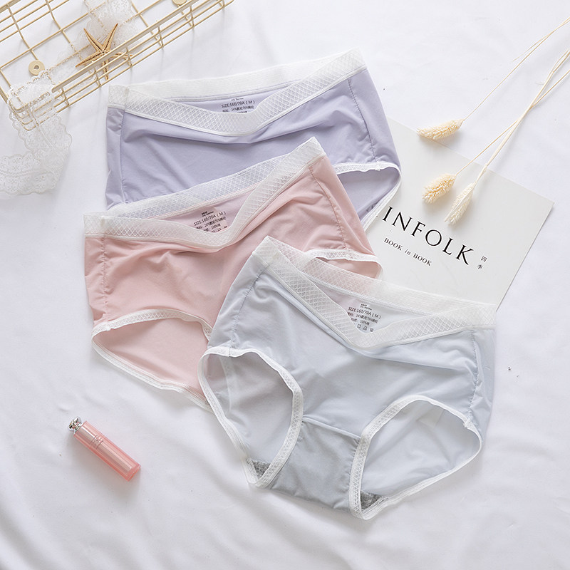 3条装夏季中高腰速干透气无痕裤头 曼纺内裤