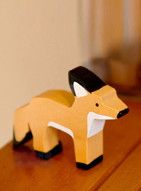 可爱风老虎狐狸儿童房间装饰品