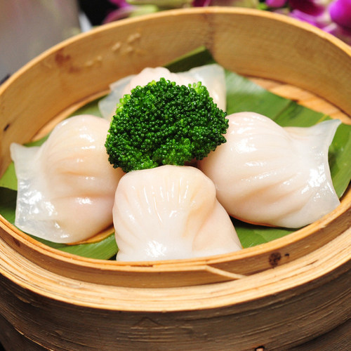 万正水晶虾饺皇25g12个广式早茶点心速冻纯手工虾饺餐饮早餐虾饺 - 图0